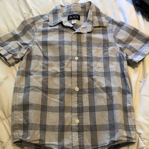 Children’s place button up collared shirt size 5/6 - Picture 1 of 6